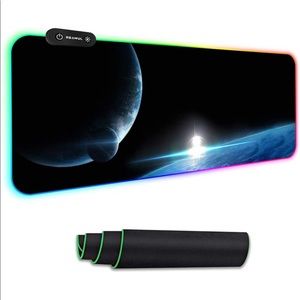 Gaming Mouse Pad Large RGB Oversize Glowing Led Non-Slip 14 Modes 31.5 X 11.8in